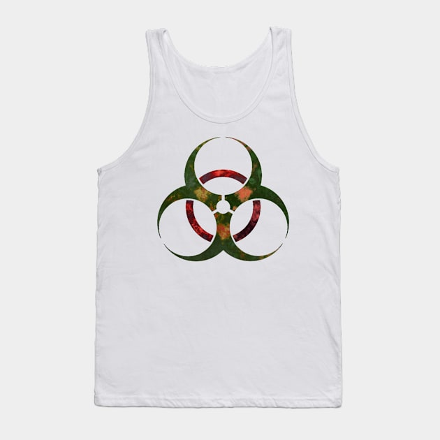 Biohazard (Green) Tank Top by Volundz